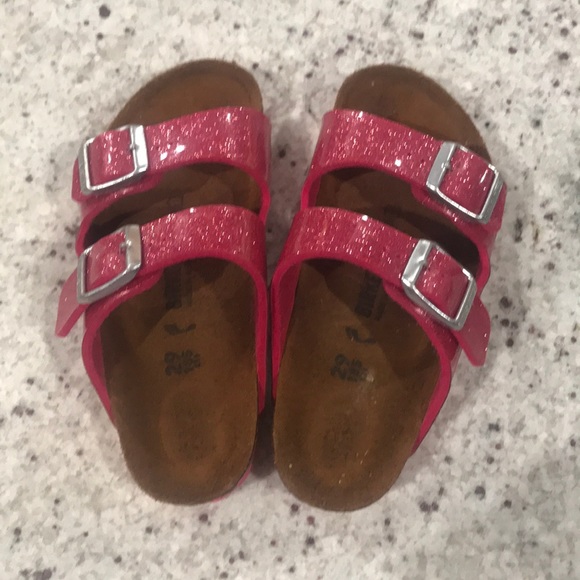 red glitter birkenstocks